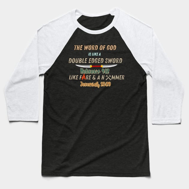 Word of God Baseball T-Shirt by Kikapu creations